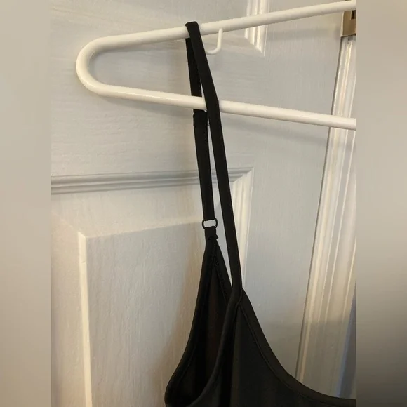 SJL Apparel flare black spandex pantsuit with adjustable straps - Picture 3 of 4